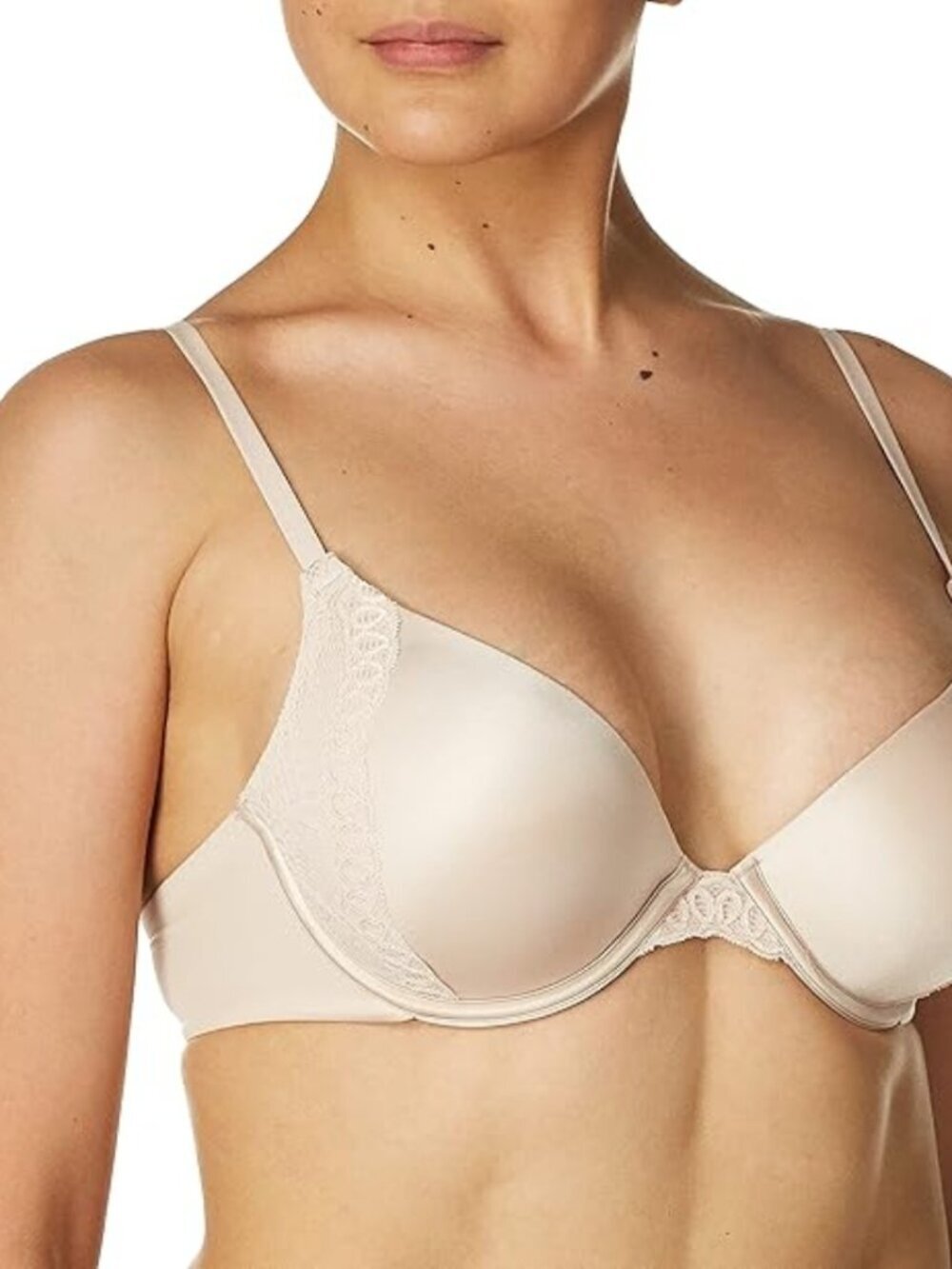 Maidenform Womens Underwire Bra Natural Boost Demi Push-Up T-Shirt Size 34A NWT